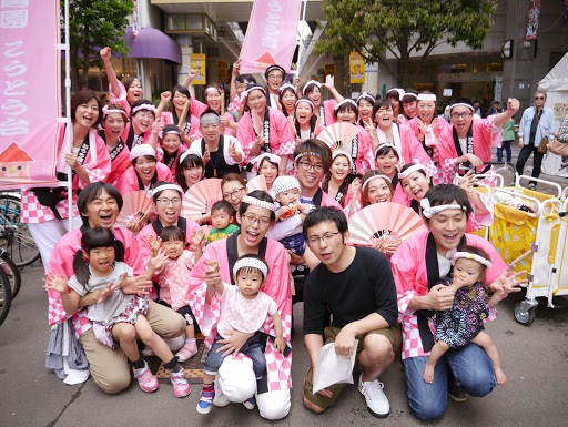 雀踊り in 仙台青葉祭♪ おうち保育園の子ども&親御さんと一緒に参加しました！
