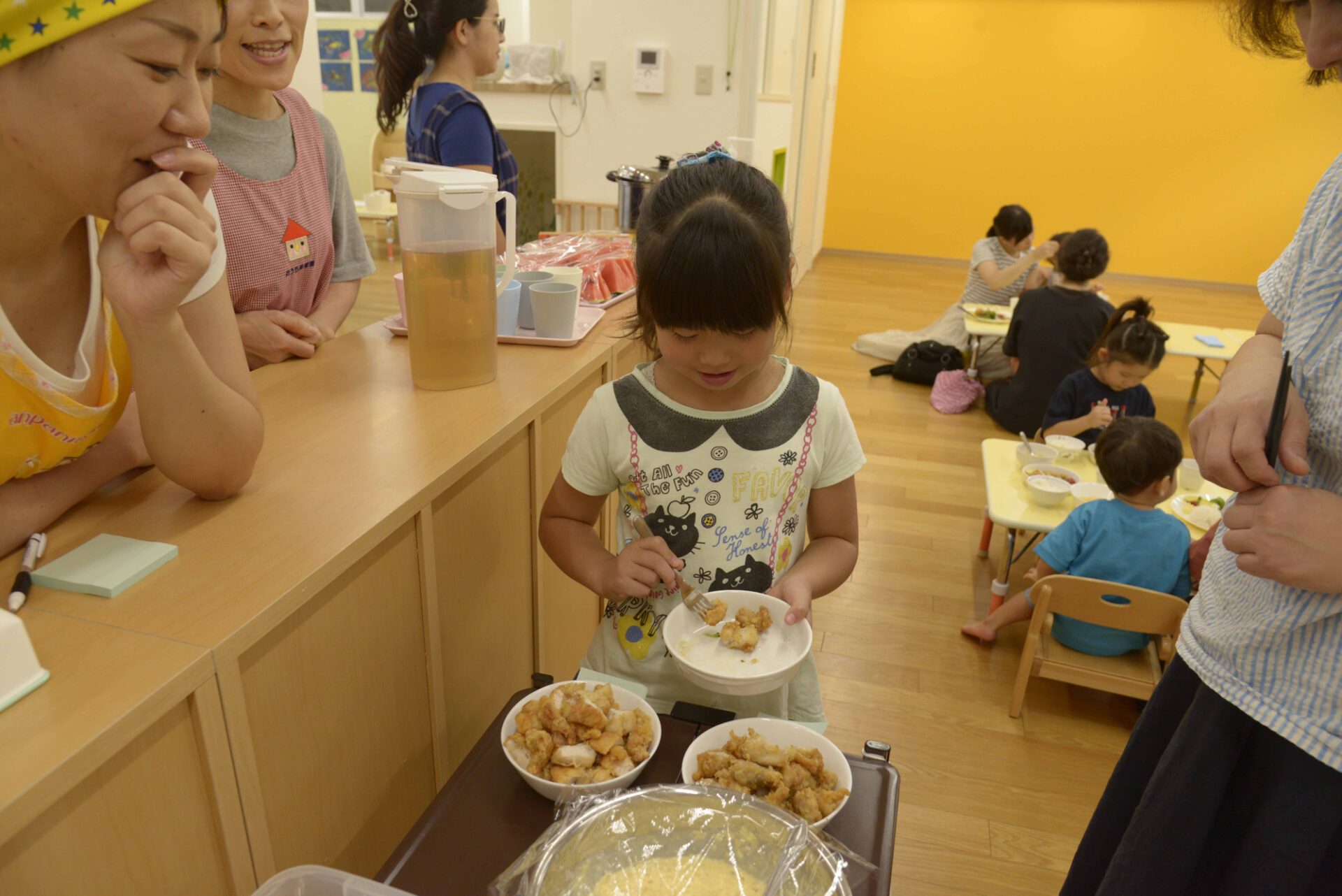 給食の様子