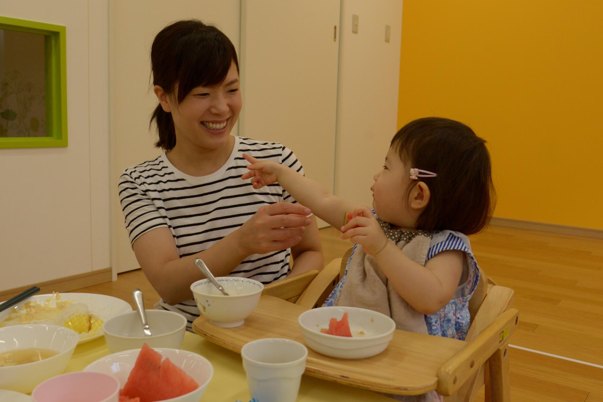 給食の様子