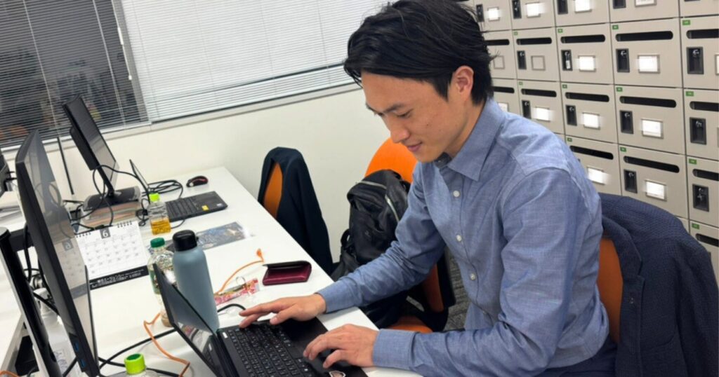 事務作業の様子