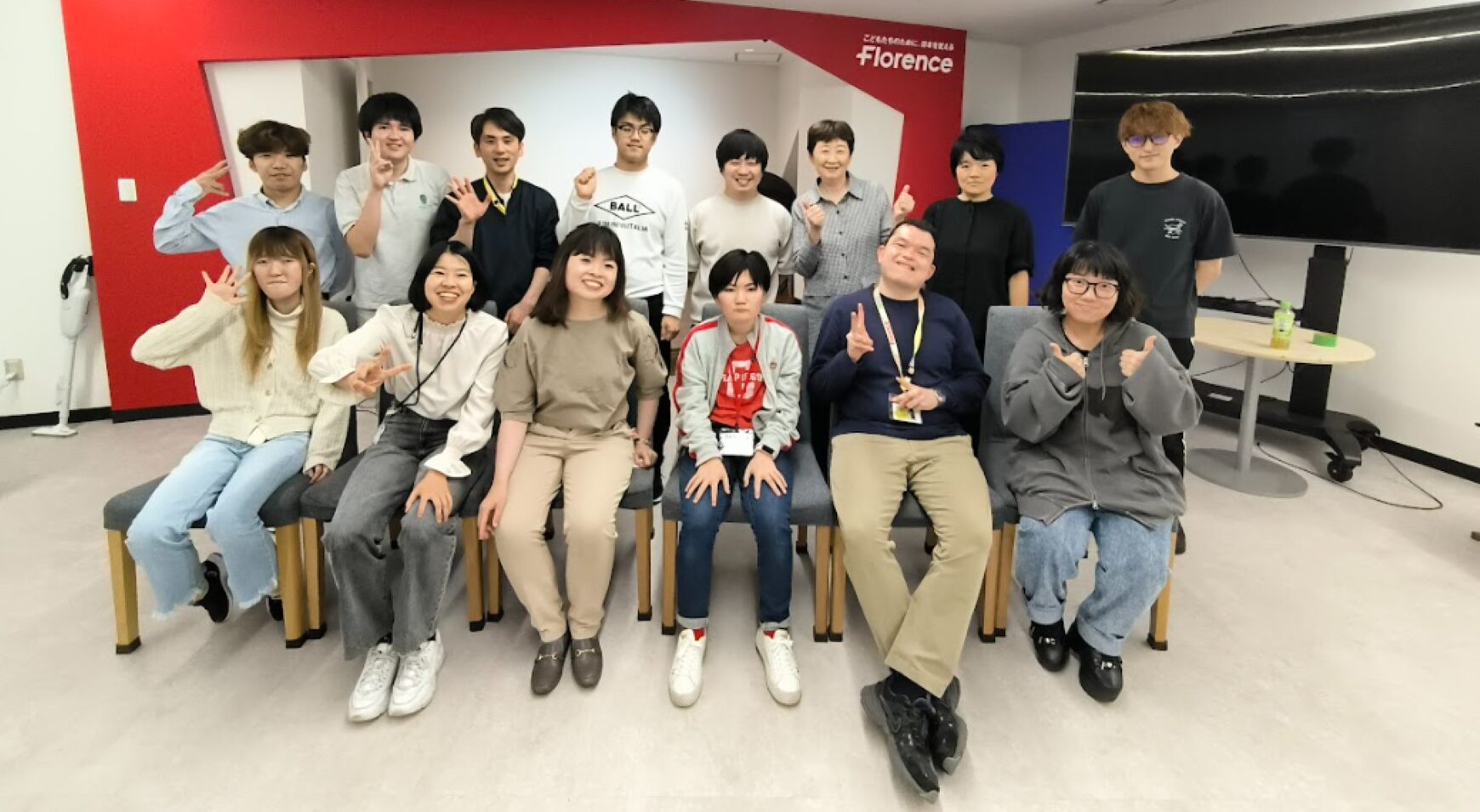 フローレンス障害者雇用チーム集合写真