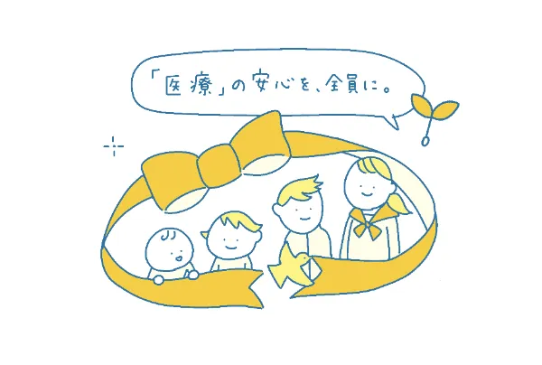 「医療」の安心を、全員に。