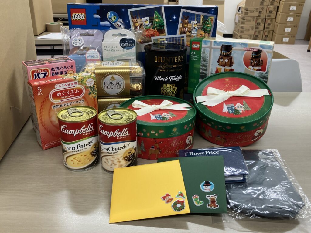 プレゼントの数々