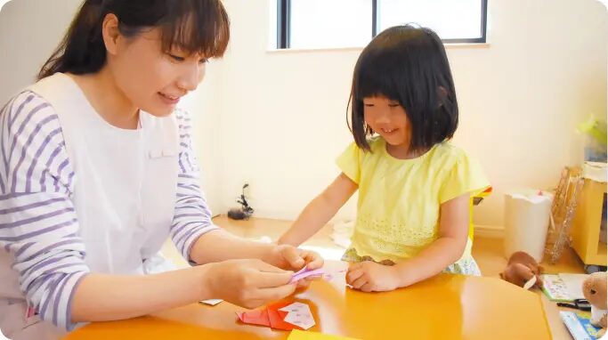 病児保育の様子