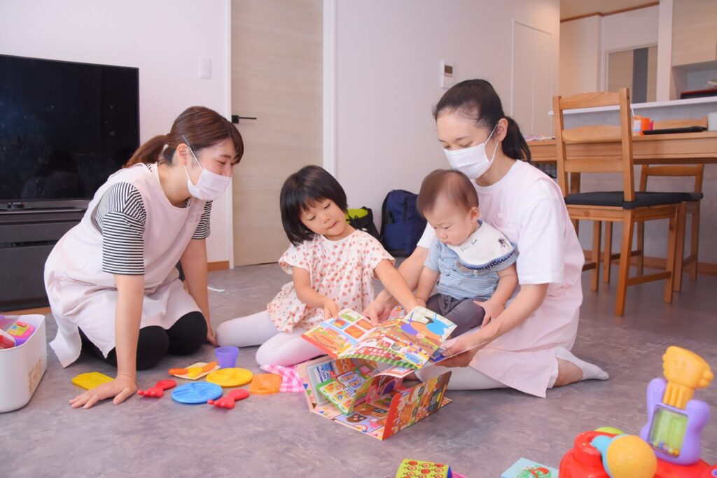 病児保育の様子