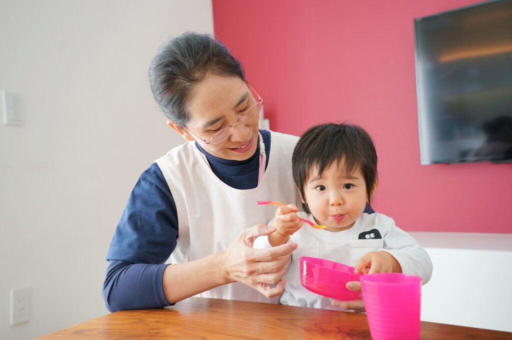病児保育の様子